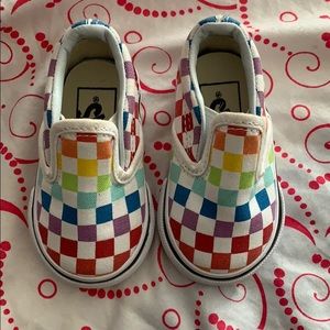 Baby rainbow vans